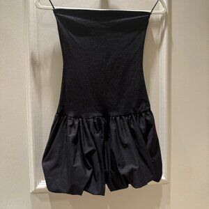 Drop Waist Babydoll Black Dress GLG XS